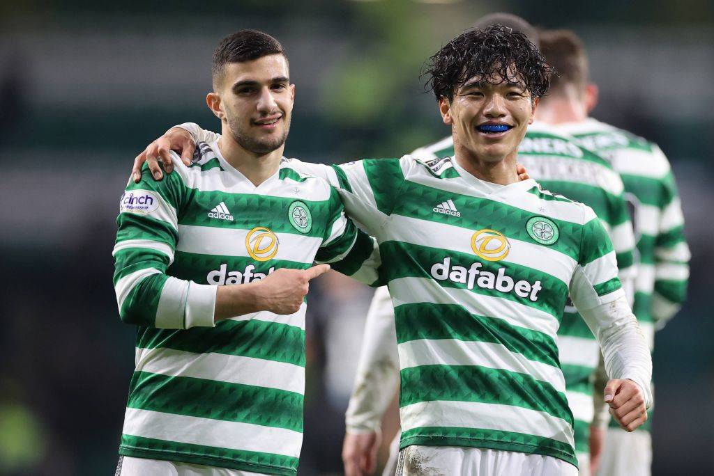 Glasgow Derby Boost For Celtic As Liel Abada And Reo Hatate Train The