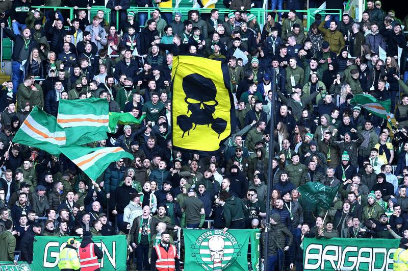 Celtic fans salute Green Brigade's stinging message to ...