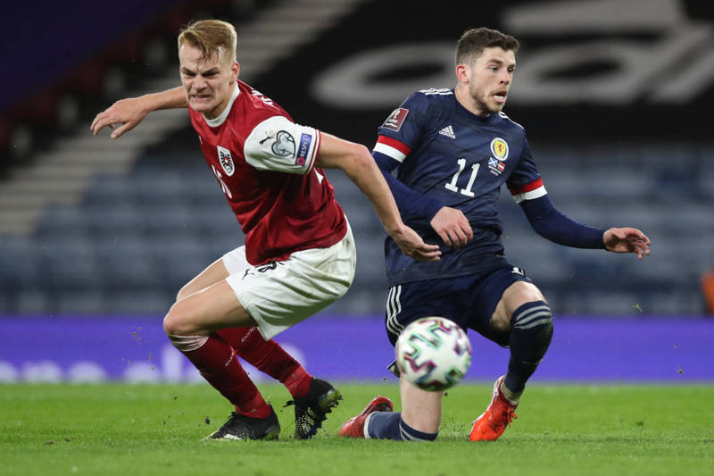 Celtic Man Ryan Christie Denied Clear Penalty As Scotland Make Hard Work Of Austria 25 Mar 4265