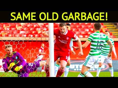 SAME OLD GARBAGE! | Aberdeen 1-1 Celtic | Fan Reaction ...