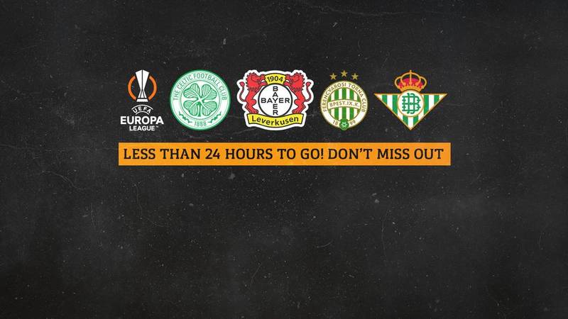 Less than 24 hours left to secure a seat for all three group stage games