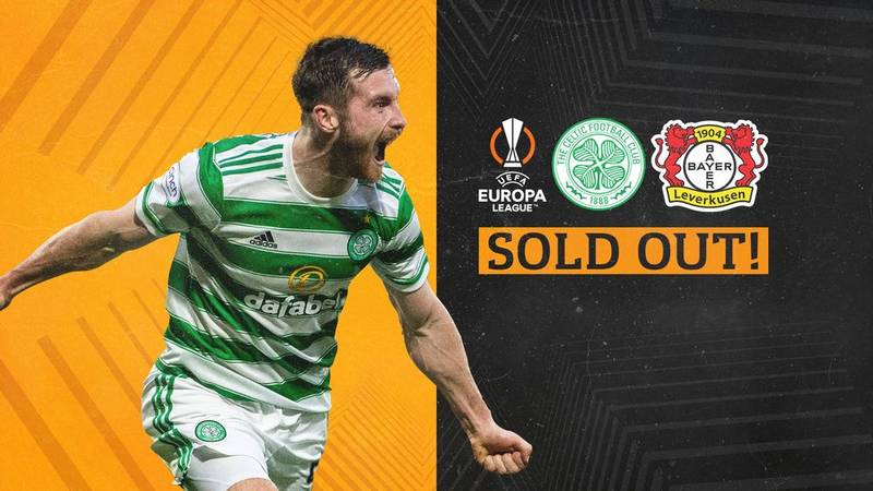 Another European sell-out for the Celts!