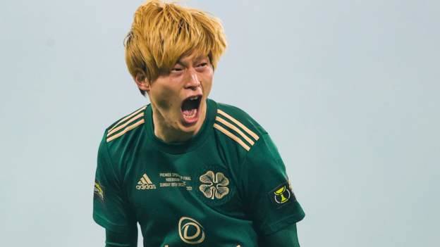 Hibernian 1-2 Celtic: Kyogo Furuhashi wins Scottish League Cup final for  Ange Postecoglou's Celtic, Football News