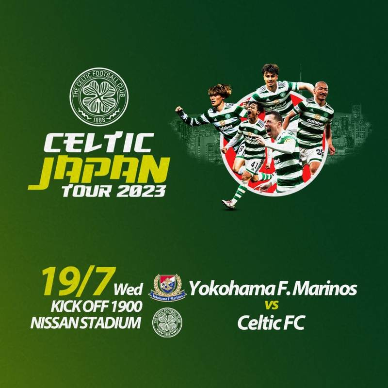 Celtic Japan Tour 2023 Yokohama F. Marinos v Celtic match confirmed
