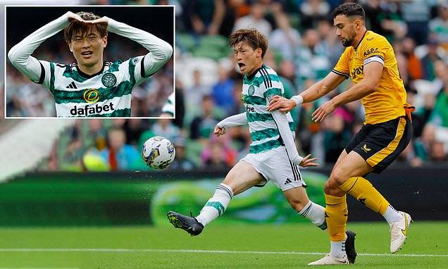 Celtic 1-1 Wolves: Kyogo opens the scoring after just six minutes while Wolves earn late equaliser with Matheus Cunha penalty