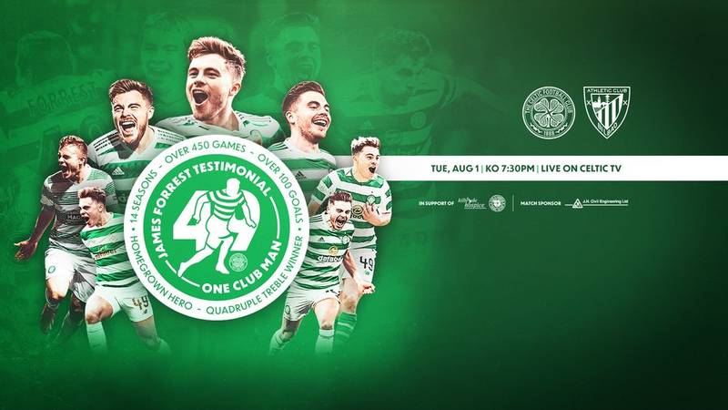 James Forrest Testimonial LIVE On Celtic TV For Overseas Subscribers ...