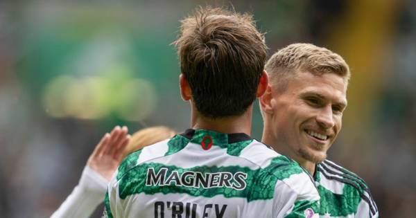 Carl Starfelt will be big loss to Celtic as Matt O’Riley opens up on ‘very important’ Hoops star