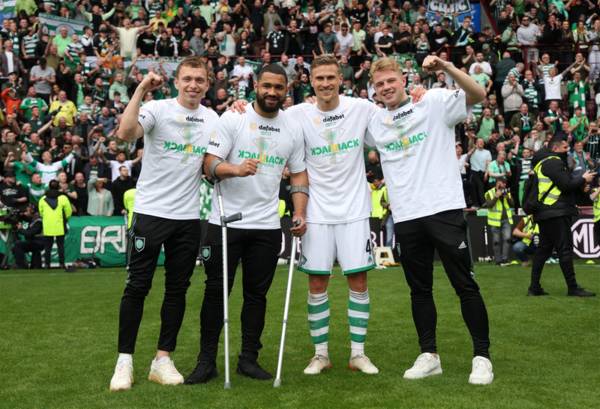 Crocked Celtic defender posts upbeat Social Media message