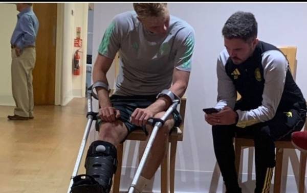 “Not Looking Good” – Worrying Photo Of Injured Celtic Player Leaks