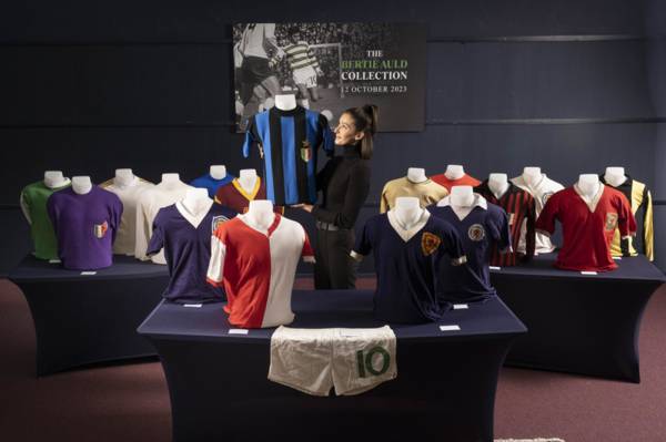 Celtic legend Bertie Auld’s jerseys to be auctioned