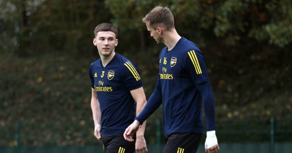 Kieran Tierney Arsenal to Real Sociedad lands Rob Holding Celtic nod as part of good luck message
