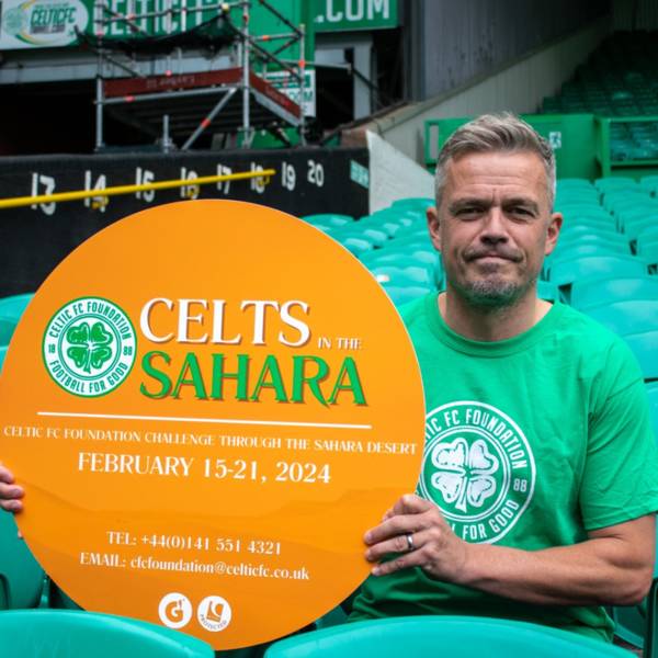 Simon Donnelly set for the Sahara with Celtic FC Foundation