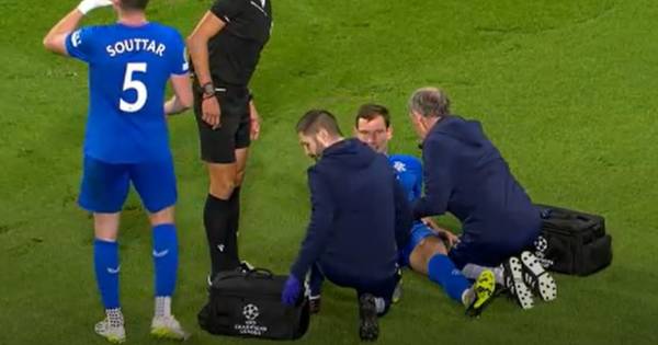 Borna Barisic Rangers vs Celtic injury sweat as he’s forced off in PSV clash