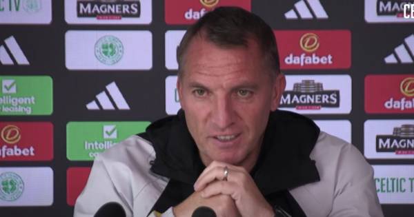 Brendan Rodgers Celtic press conference in full as Matt O’Riley exit ruled out and style question addressed