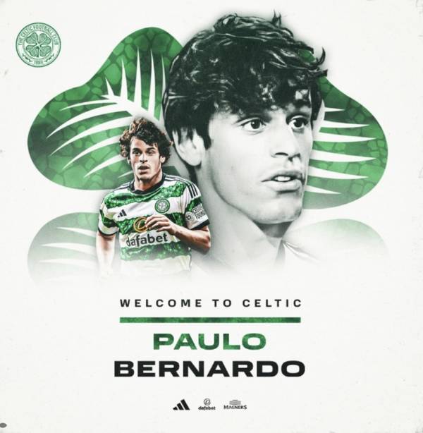 Confirmed: Celtic Secure Paulo Bernardo on Season-Long Loan with Option to Buy