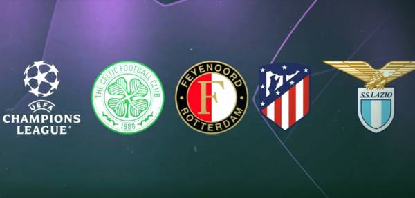 Revealed: Celtic Champions League Fixtures