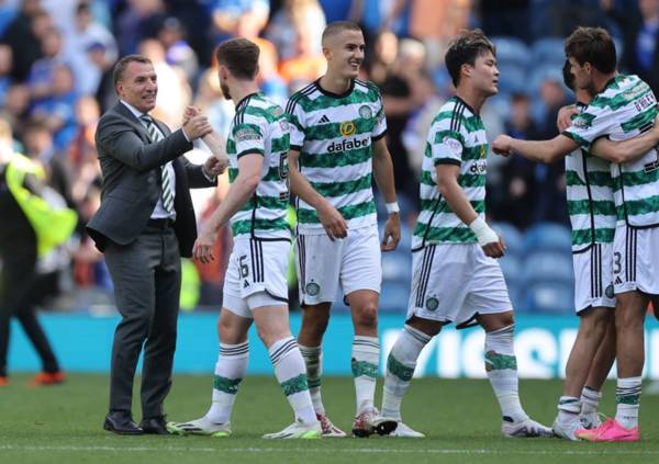 Brendan Rodgers reacts to Celtic win at Ibrox, says more to come