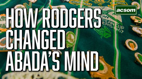 How did Brendan Rodgers convince Liel Abada to have a change of heart?