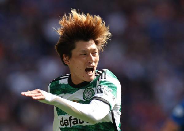 Brilliant Celtic Park Pics Of Kyogo Emerge After Victory