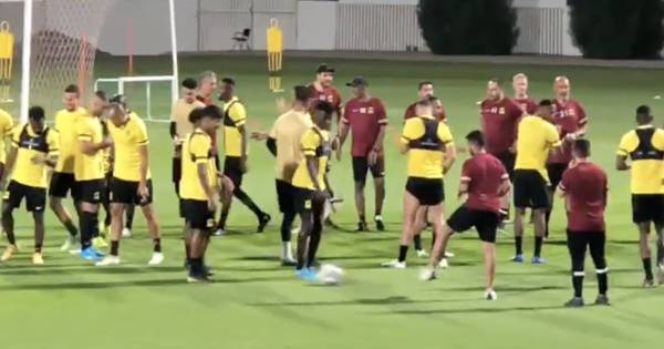 Jota in Al-Ittihad exile as video clip shows Celtic hero bombed from first team training