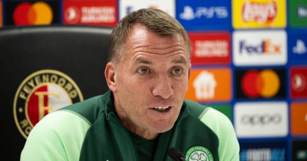 Watch Brendan Rodgers Feyenoord vs Celtic pre-match Champions League press conference in full