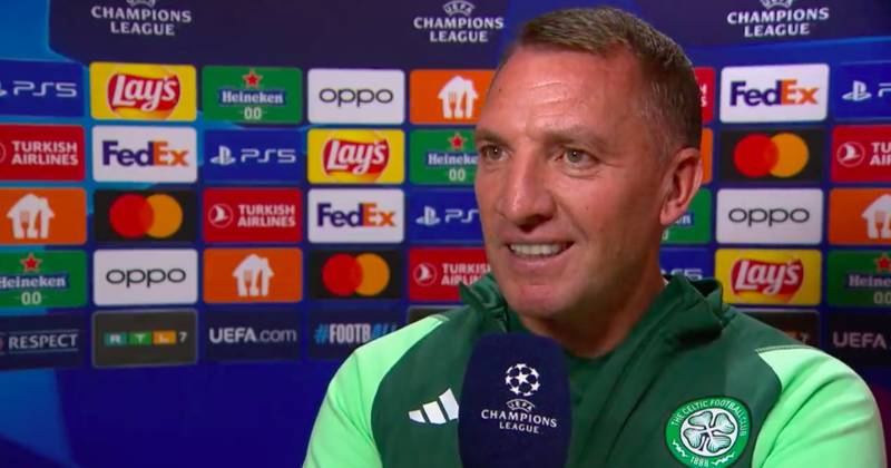 Brendan Rodgers smirks as Celtic sincerity questioned on Dutch TV with interviewer stunned by ‘real fan’ credentials