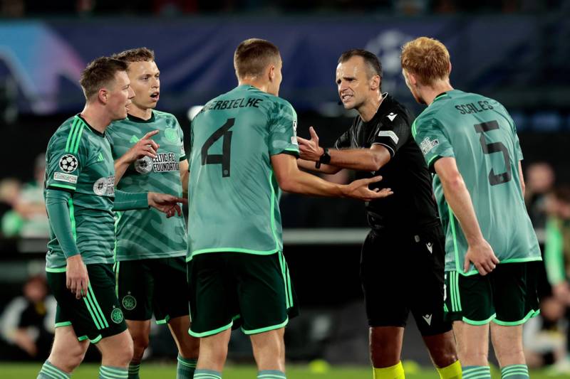 ‘I have to say’: James McFadden shares what the referee did right before awarding Feyenoord’s penalty vs Celtic