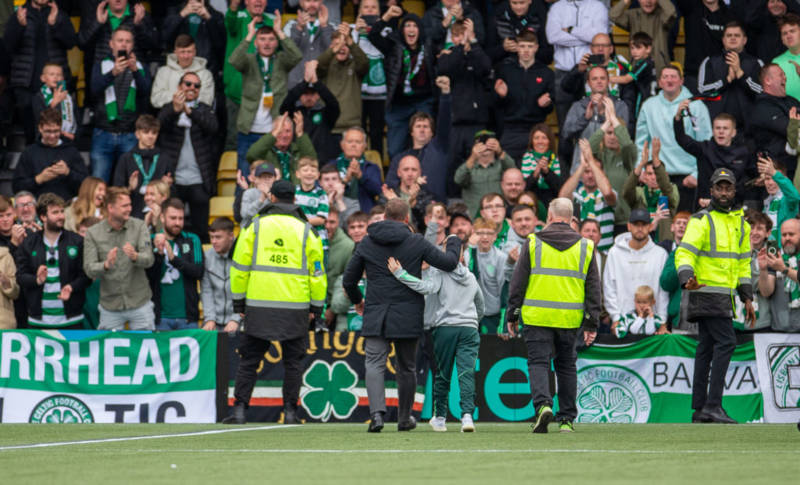 I just made sure that he got away- Brendan Rodgers on fan incident at Livi that went viral