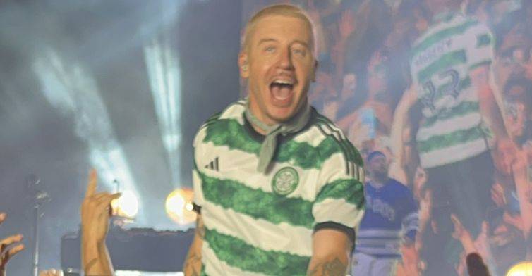 Celtic react to footage of rapper Macklemore in Celtic shirt