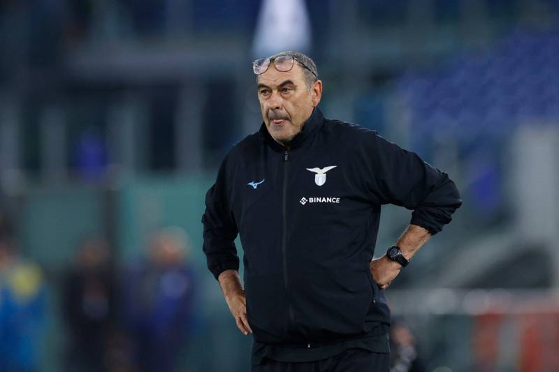 ‘Crazy’: Lazio boss Maurizio Sarri shares what he’s fuming with ahead of Celtic game this week