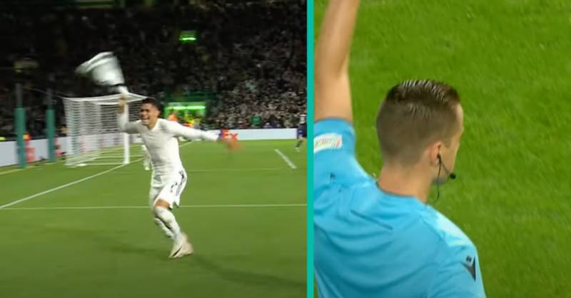 Celtic Fans Call Out Baffling Luis Palma Yellow Card