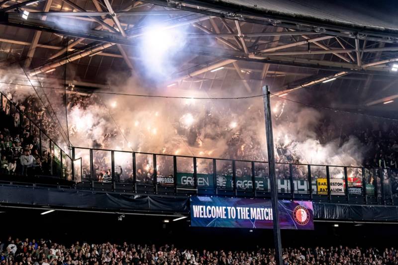 Celtic handed UEFA fine after pyro set off at Feyenoord