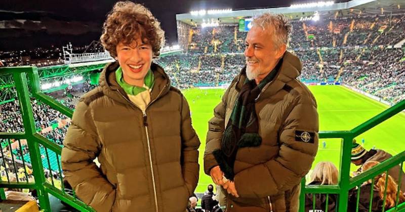 Glasgow actor spotted at Celtic Park as Sons of Anarchy star dubs it ‘paradise’