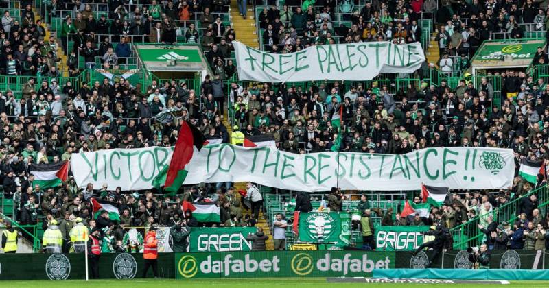 Celtic condemn Green Brigade Palestine banners and say club ‘is not a political organisation’