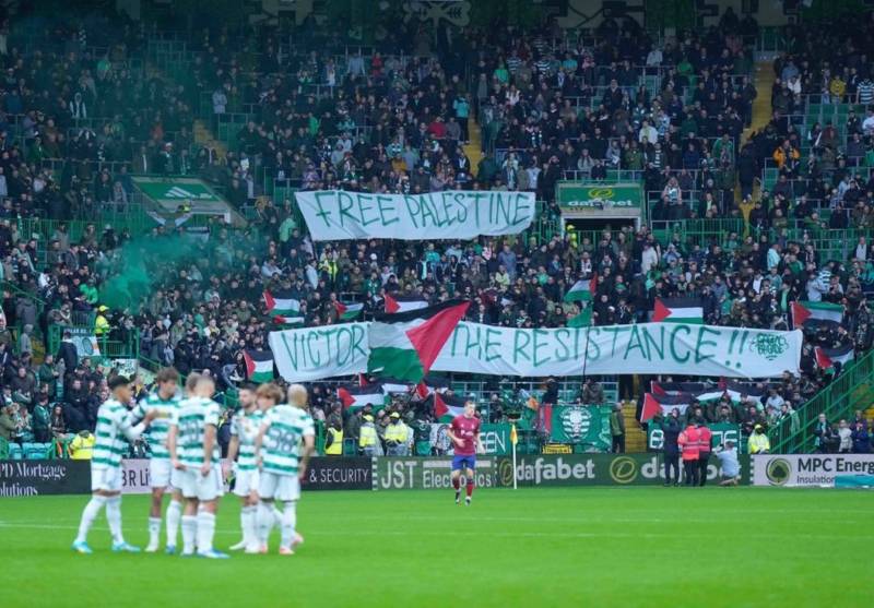 Celtic release statement in response to Green Brigade banners