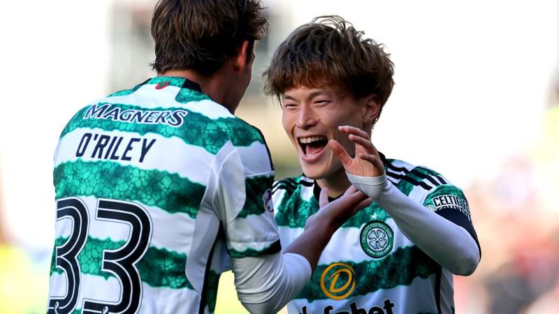 Hearts 1-4 Celtic: Kyogo Furuhashi nets in eight successive game against hosts as Scottish Premiership leaders claim comfortable win to restore seven-point lead over Rangers