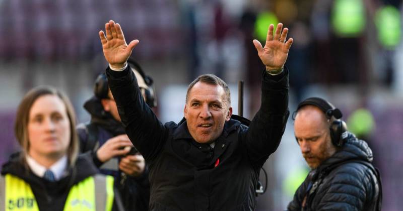 Brendan Rodgers Celtic fan forgiveness as love-in chant returns at Tynecastle