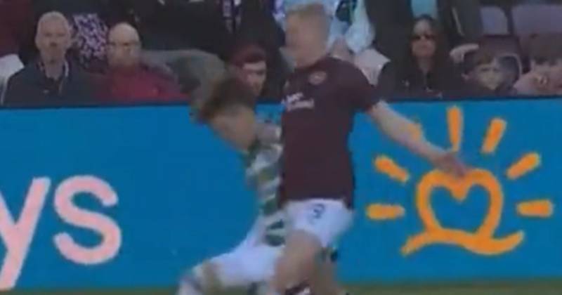 Kyogo Celtic penalty gets ref watch treatment as striker ‘bought it completely’ vs Hearts