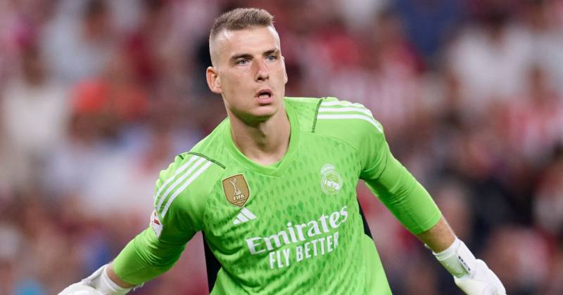 Andriy Lunin Celtic transfer option opens up as Real Madrid goalkeeper ‘angry’ over Bernabeu treatment