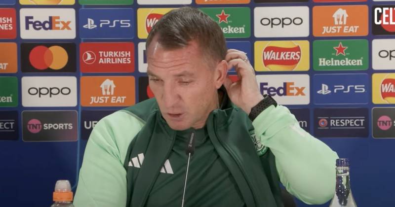 Brendan Rodgers issues humble response to Celtic fans chanting his name again at Tynecastle