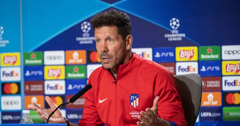 Diego Simeone unperturbed by Celtic reaction to Atletico kit stunt as Koke hails ‘great gesture’