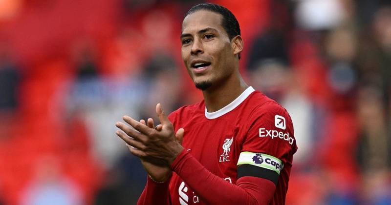 Virgil van Dijk returns to Celtic roots as Liverpool captain introduces Hoops tradition at Anfield