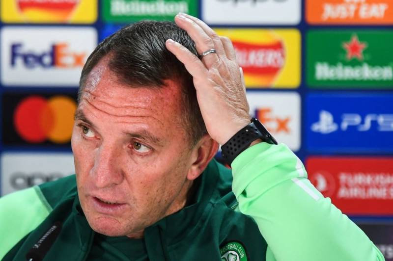 “We have to take something from tomorrow,” Brendan Rodgers