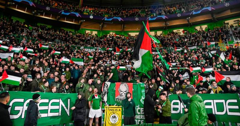Celtic fan group defy club and risk UEFA wrath with show of support for Palestine