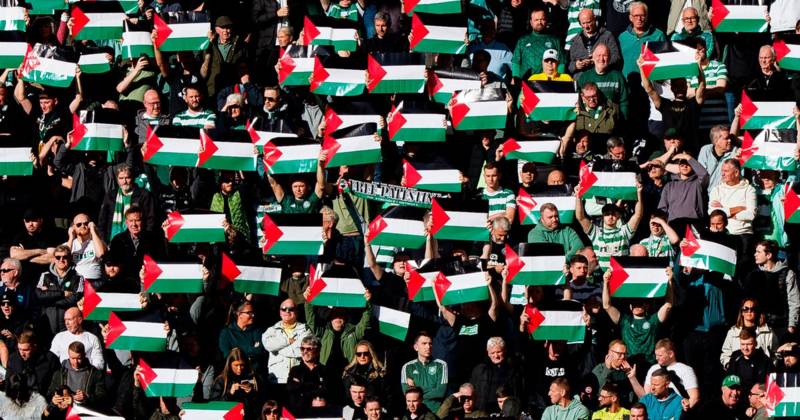 Celtic urge fans to leave Palestine banners in Atletico Madrid clash as chiefs make ‘a club for all’ quip
