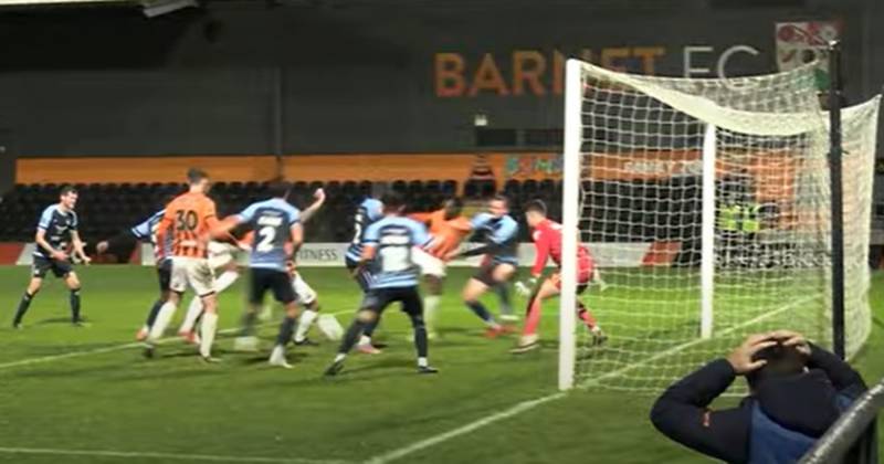 Ex-Celtic star Gary Hooper grabs first Barnet goal in dramatic fashion as he rescues last-gasp point