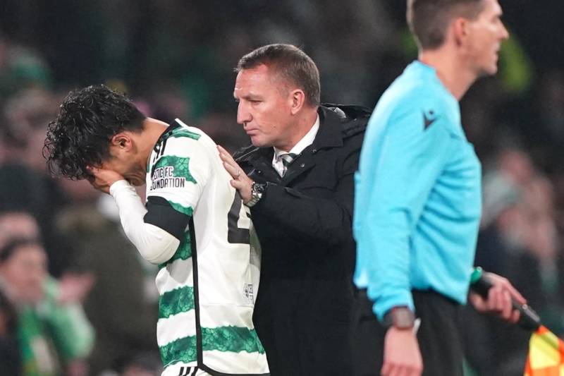 Celtic manager Brendan Rodgers reveals midfielder Reo Hatate’s injury