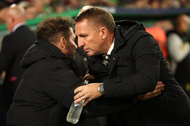 Brendan Rodgers responds to awkward moment with Diego Simeone after Celtic vs Atletico