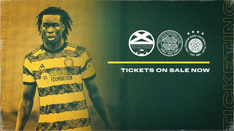 Celtic FC B v Linlithgow Rose: Tickets on sale now