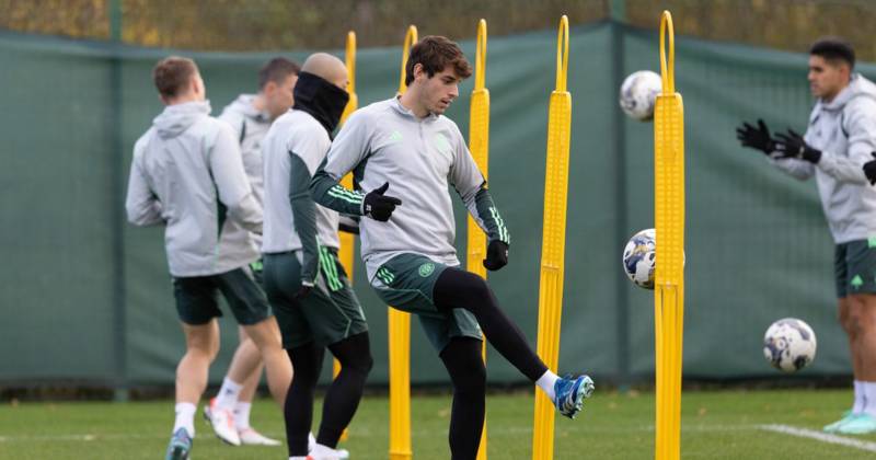 Celtic training in pictures as Alistair Johnston all smiles, Maik Nawrocki steps up return